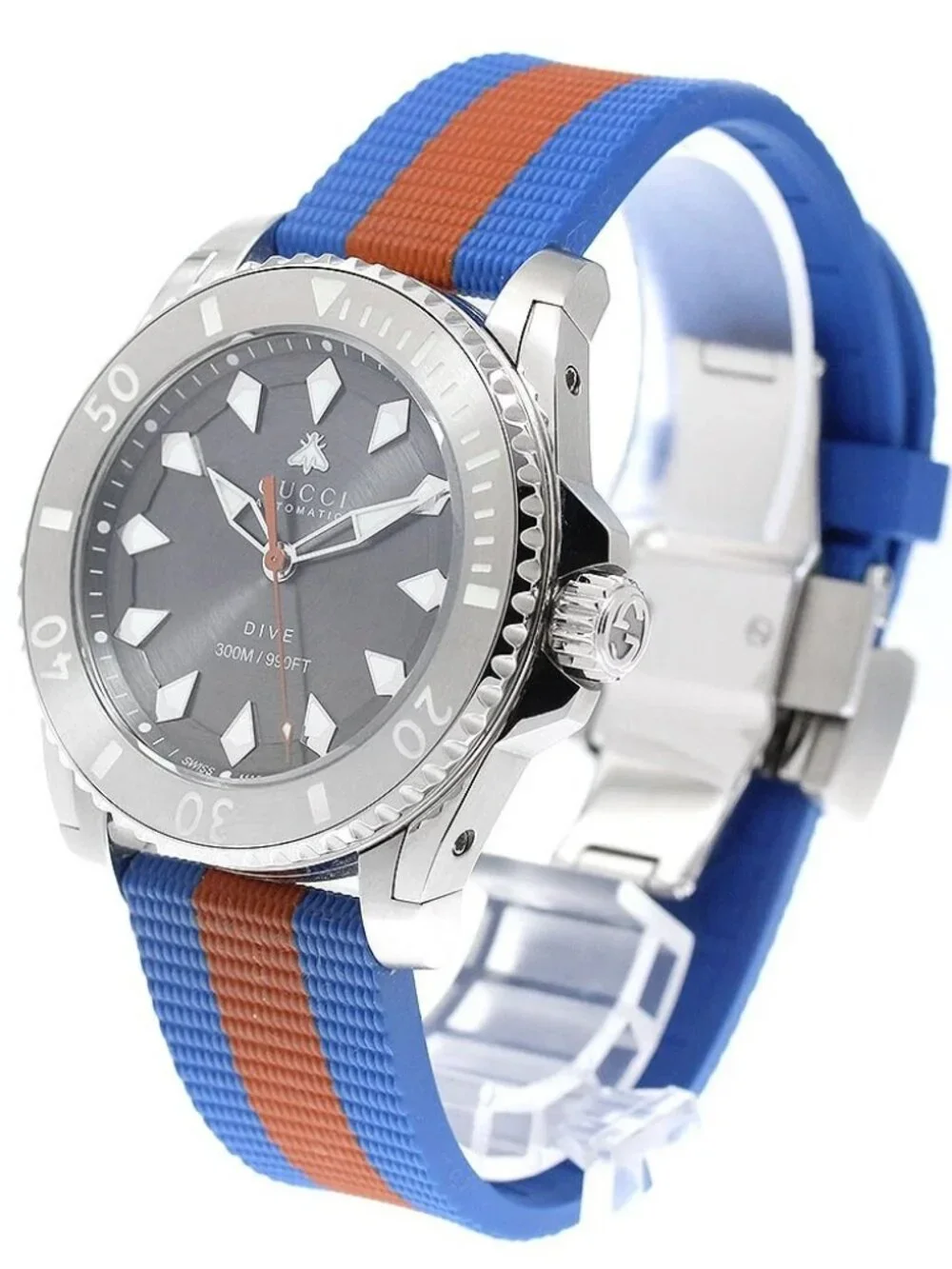 GUCCI Dive YA136352 gray Dial Automatic Men's Watch_974655